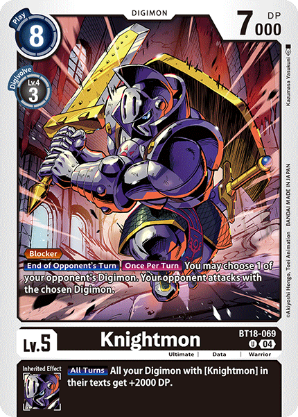 BT18-069, UC, Knightmon