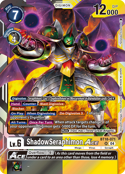 BT18-071, SR, ShadowSeraphimon ACE