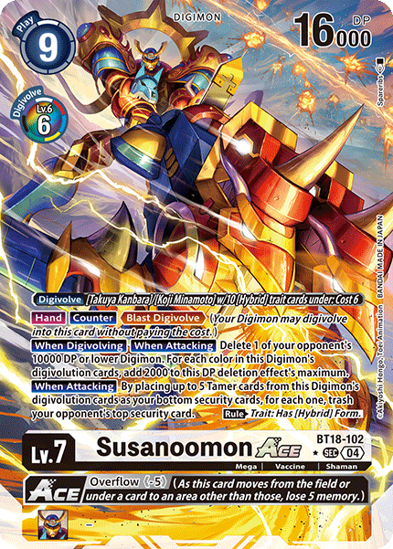 BT18-102, SEC, Susanoomon ACE (Alternate Art)