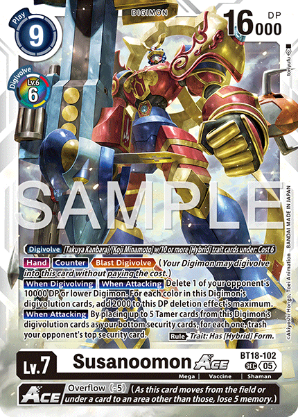 BT18-102, SEC, Susanoomon ACE (AD1 Reprint)