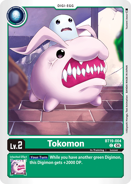 BT19-004, C, Tokomon