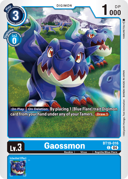 BT19-016, C, Gaossmon
