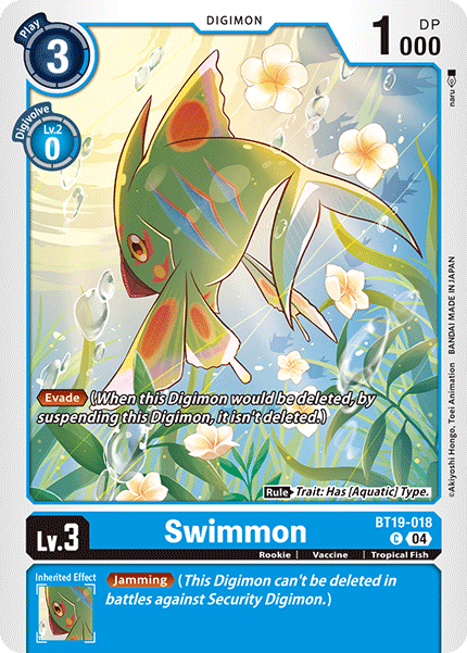 BT19-018, C, Swimmon