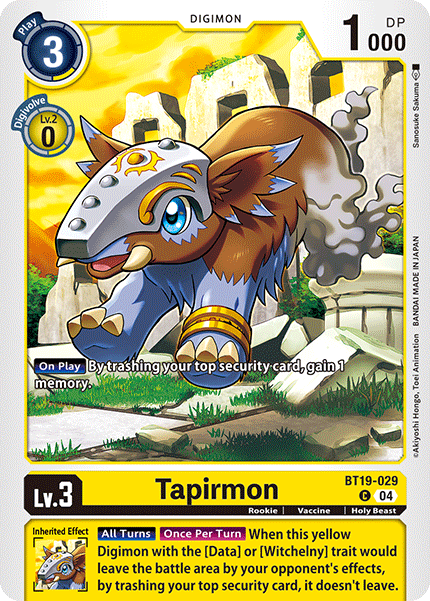 BT19-029, C, Tapirmon