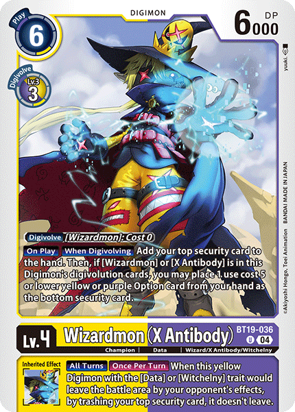 BT19-036, UC, Wizardmon (X Antibody)