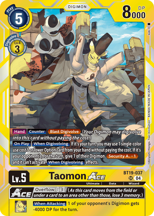 BT19-037, SR, Taomon ACE