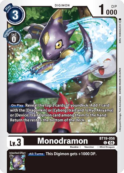 BT19-056, C, Monodramon