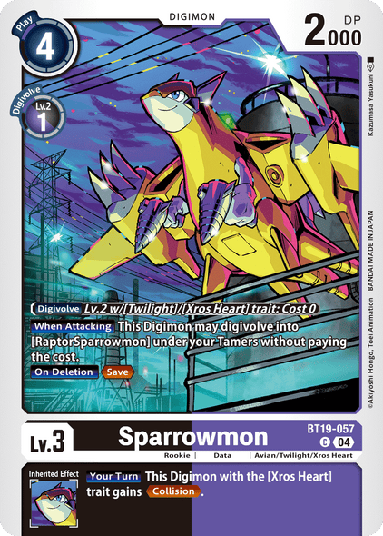 BT19-057, C, Sparrowmon
