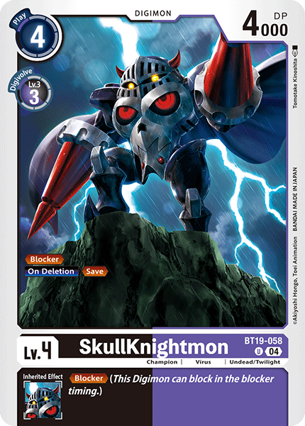 BT19-058, UC, SkullKnightmon