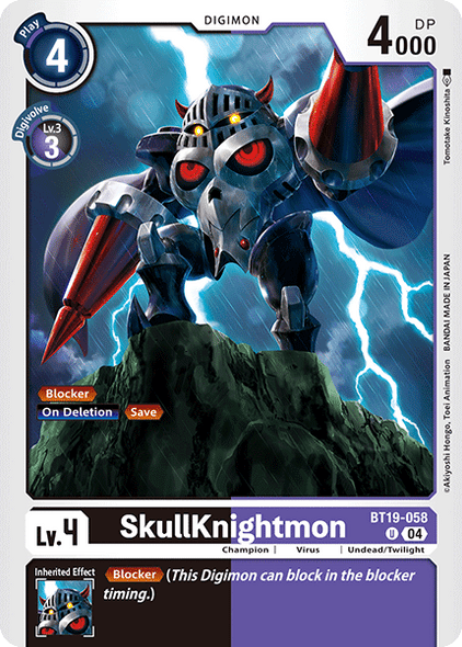 BT19-058, UC, SkullKnightmon