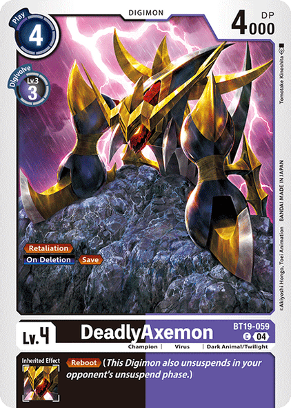 BT19-059, C, DeadlyAxemon