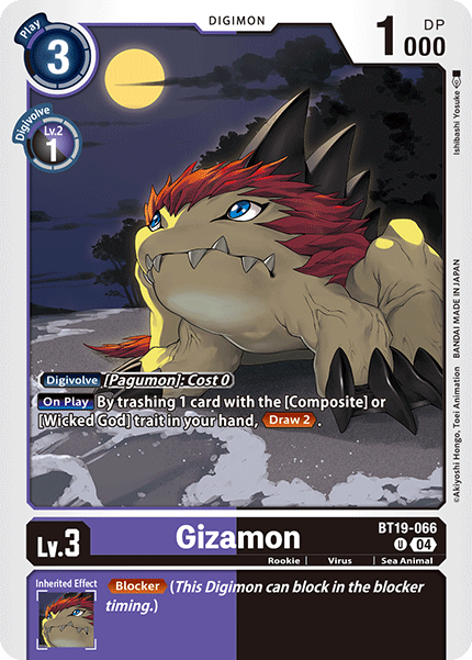 BT19-066, UC, Gizamon