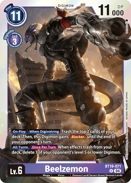 BT19-071, R, Beelzemon