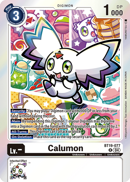 BT19-077, R, Calumon