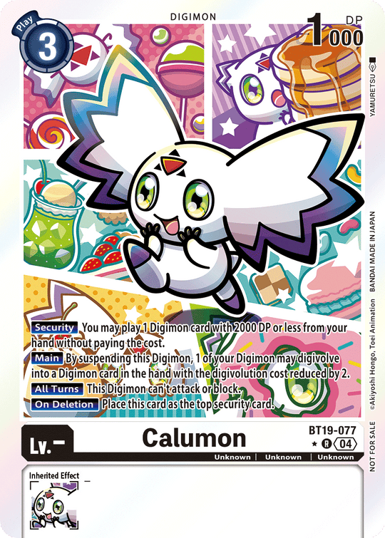 BT19-077, R, Calumon (Special Booster Ver.2.5 Box Topper)