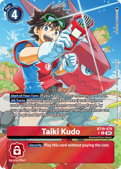 BT19-079, UC, Taiki Kudo (Alternate Art)