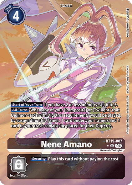 BT19-087, UC, Nene Amano (Alternate Art)