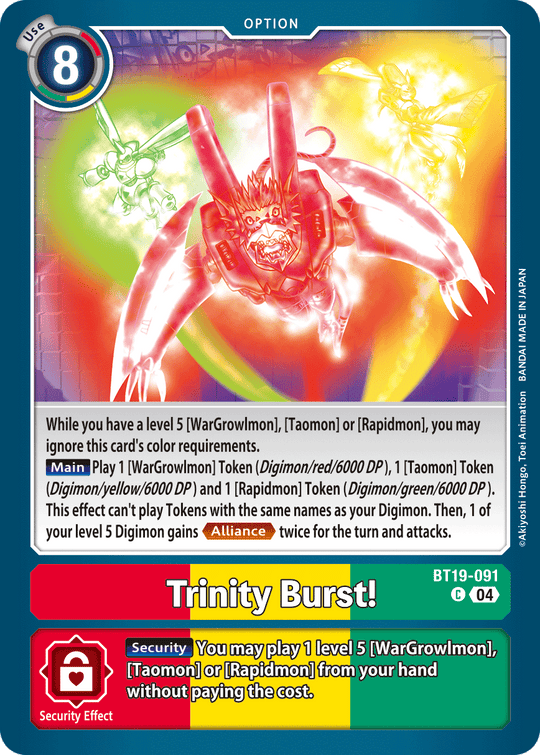 BT19-091, C, Trinity Burst!