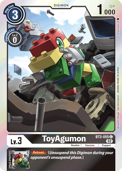 BT02-055 C ToyAgumon (Resurgence Booster Reprint)