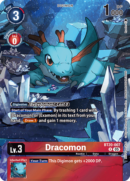 BT20-007, R, Dracomon (EX09 Alternate)