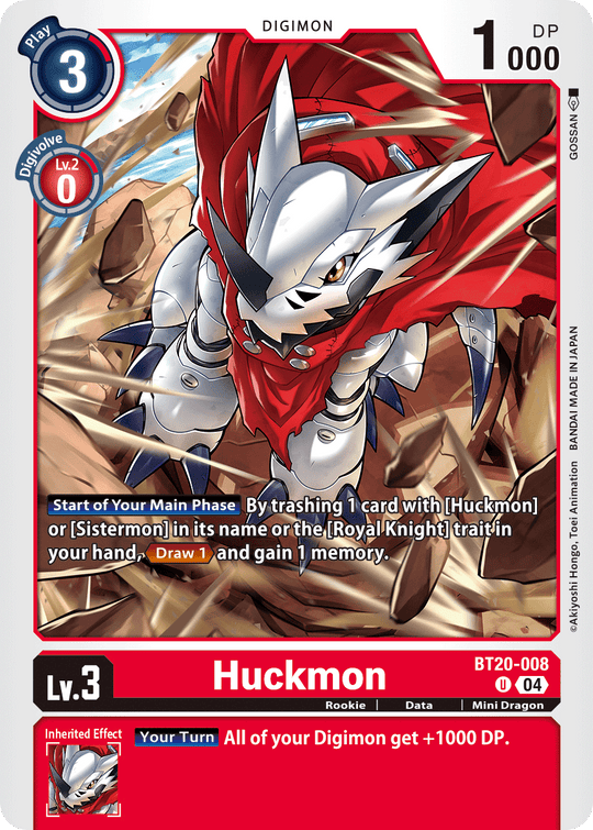 BT20-008, UC, Huckmon