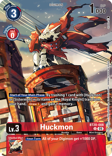 BT20-008, UC, Huckmon (EX09 Alternate)