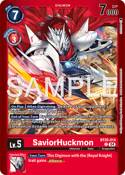BT20-014, C, SaviorHuckmon (LM07 Reprint)