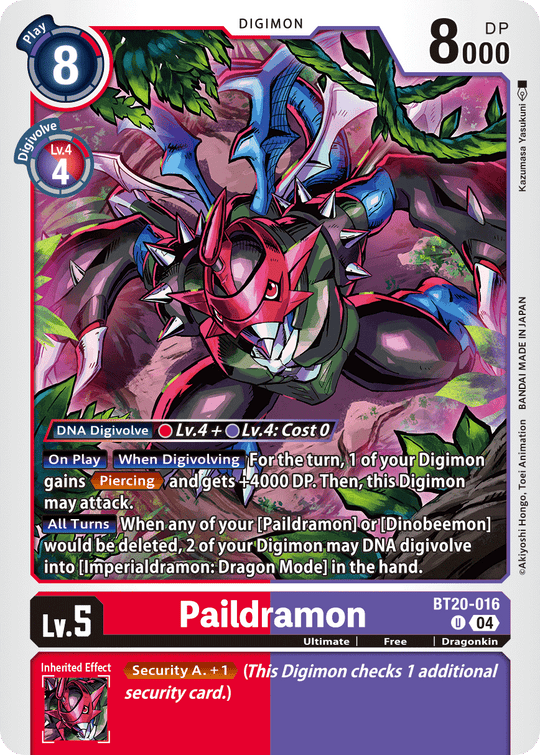 BT20-016, UC, Paildramon