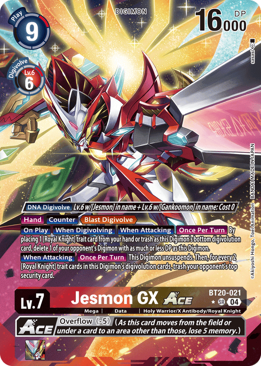 BT20-021, SR, Jesmon GX ACE (Alternate Art)