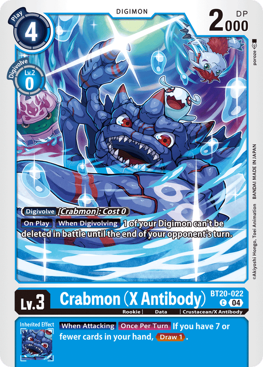 BT20-022, C, Crabmon (X Antibody)