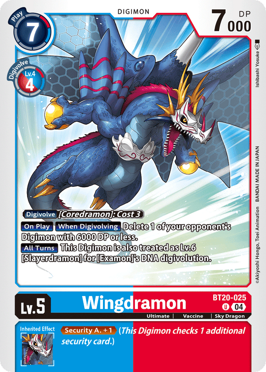 BT20-025, UC, Wingdramon