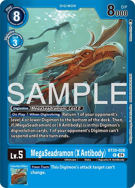 BT20-026, R, MegaSeadramon (X Antibody) (LM07 Reprint)