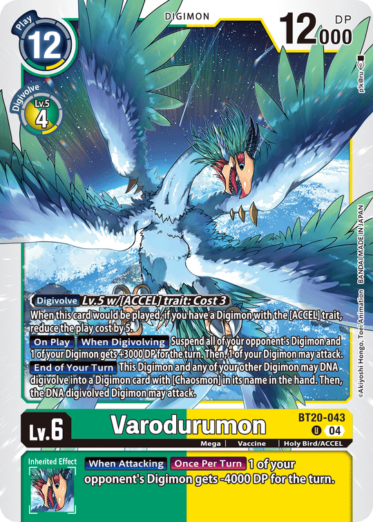 BT20-043, UC, Varodurumon