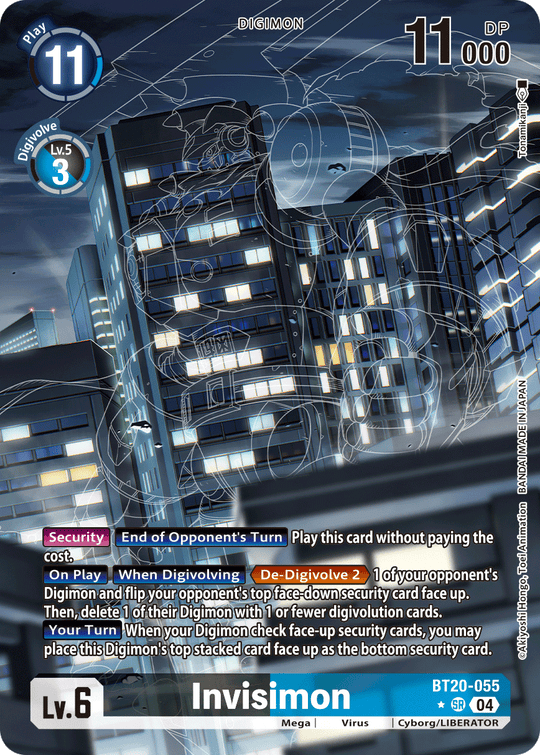 BT20-055, SR, Invisimon (Alternate Art)