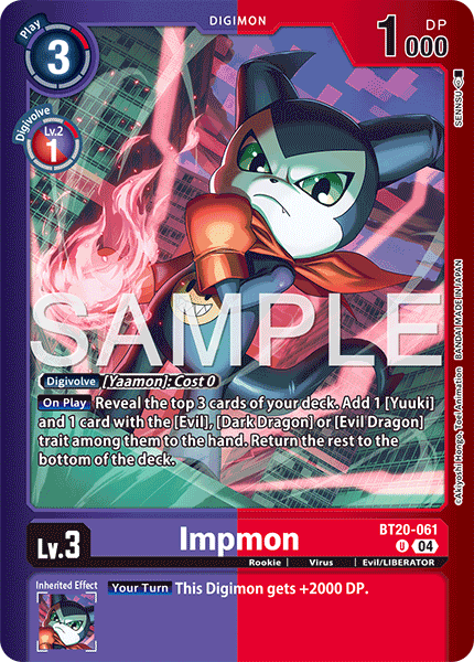 BT20-061, UC, Impmon (LM08 Reprint)