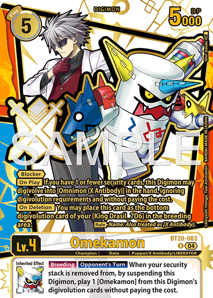 BT20-083, R, Omekamon (EX11 Alternate Art)