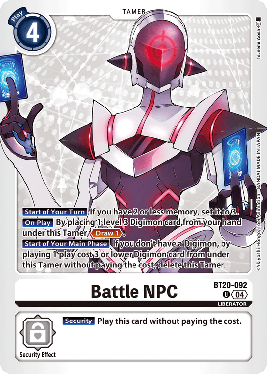 BT20-092, UC, Battle NPC