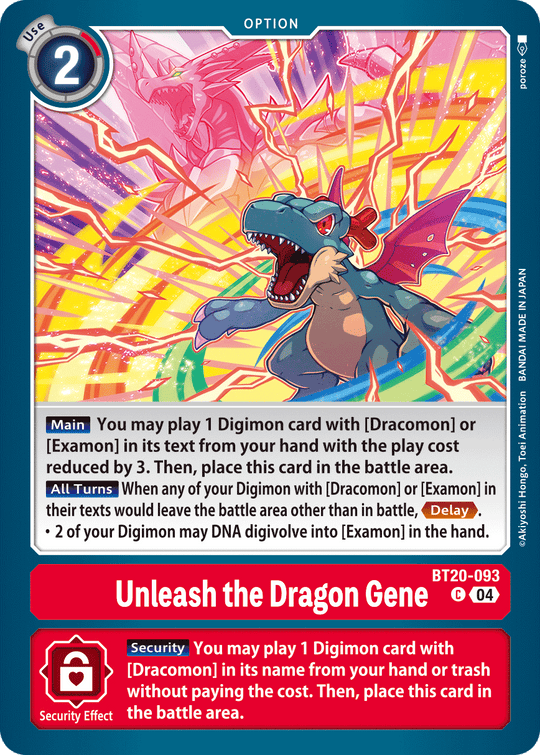 BT20-093, C, Unleash the Dragon Gene