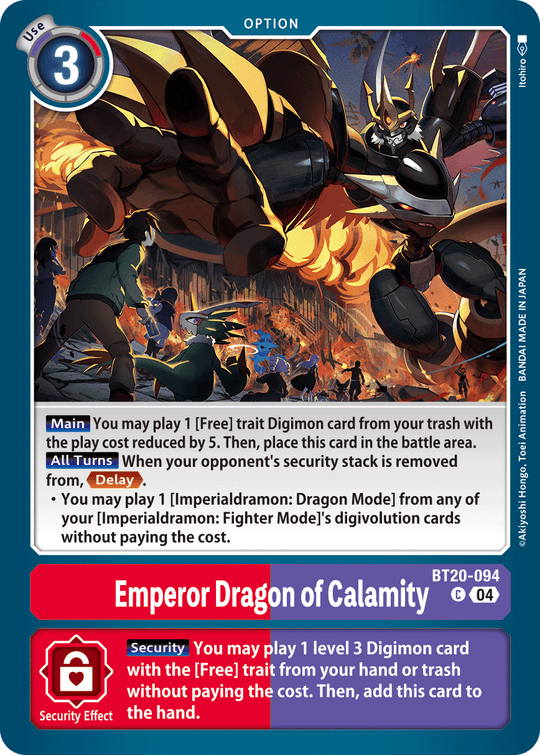 BT20-094, C, Emperor Dragon of Calamity