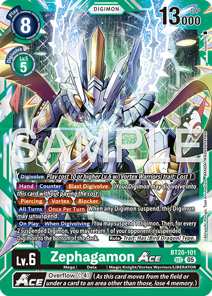BT20-101, SEC, Zephagamon ACE (AD1 Reprint)