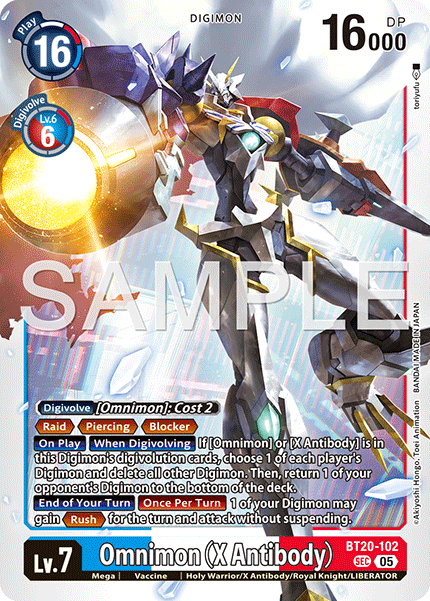 BT20-102, SEC, Omnimon (X Antibody) (AD1 Reprint)
