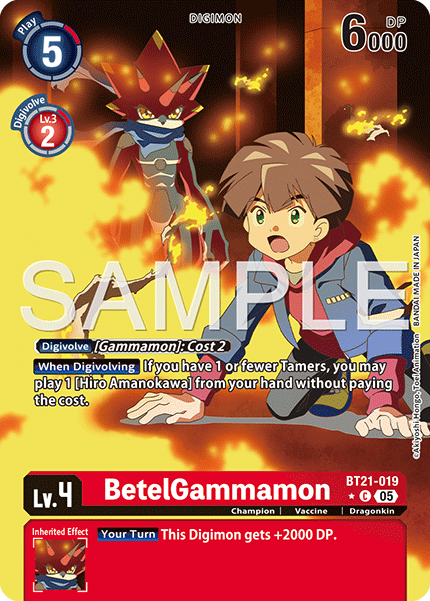 BT21-019, C, BetelGammamon (AD1 Alternate Art)
