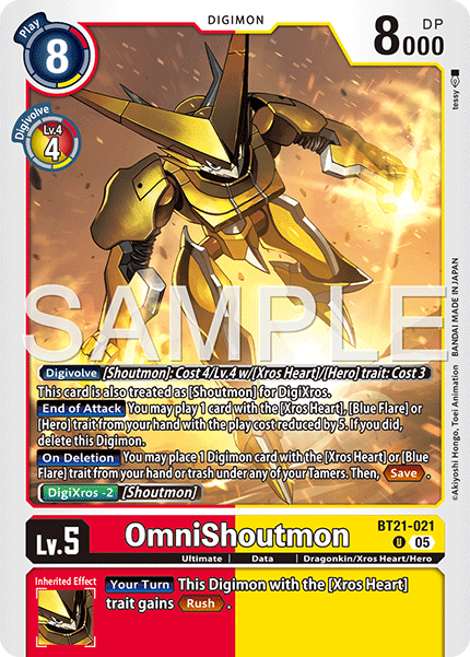 BT21-021, UC, OmniShoutmon (AD1 Reprint)