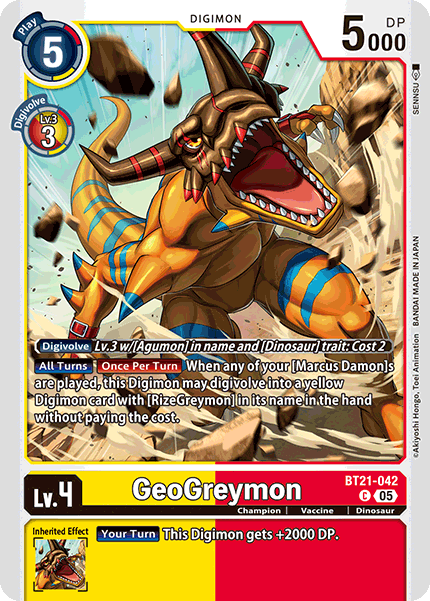 BT21-042, C, GeoGreymon