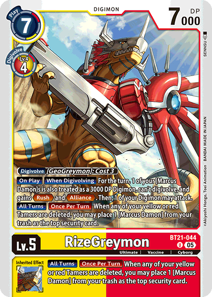 BT21-044, UC, RizeGreymon