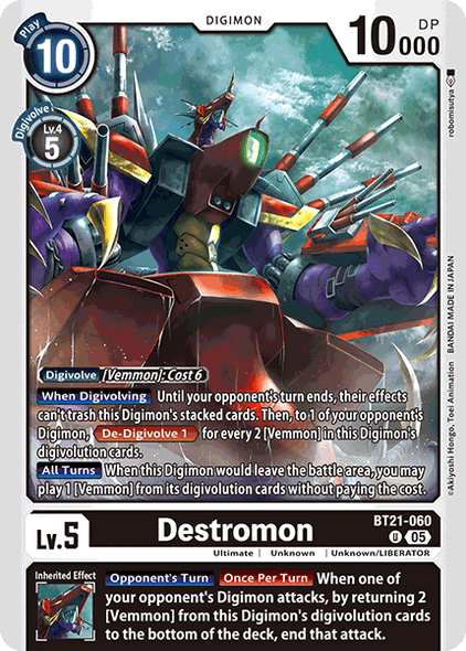 BT21-060, UC, Destromon