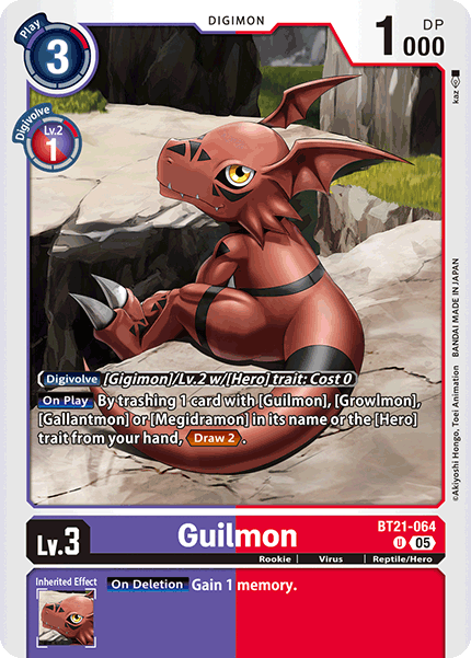 BT21-064, UC, Guilmon