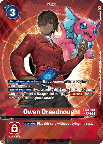 BT21-081, R, Owen Dreadnought (Alternate Art)