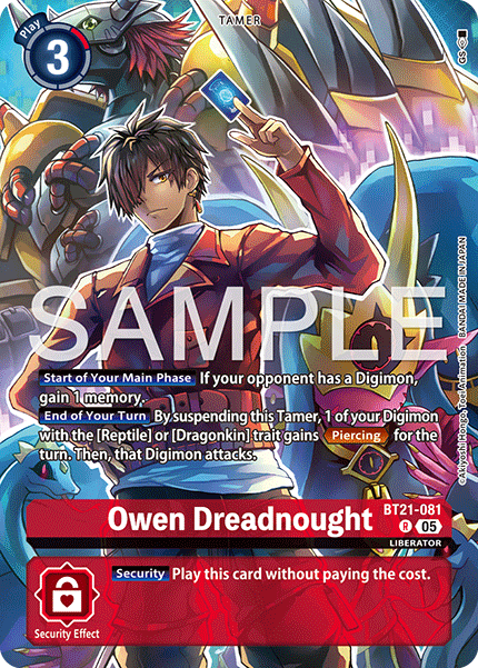 BT21-081, R, Owen Dreadnought (PB22 Alternate Art)