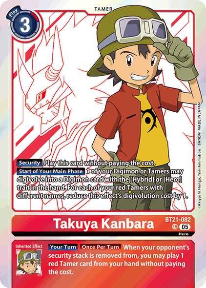BT21-082, SR, Takuya Kanbara